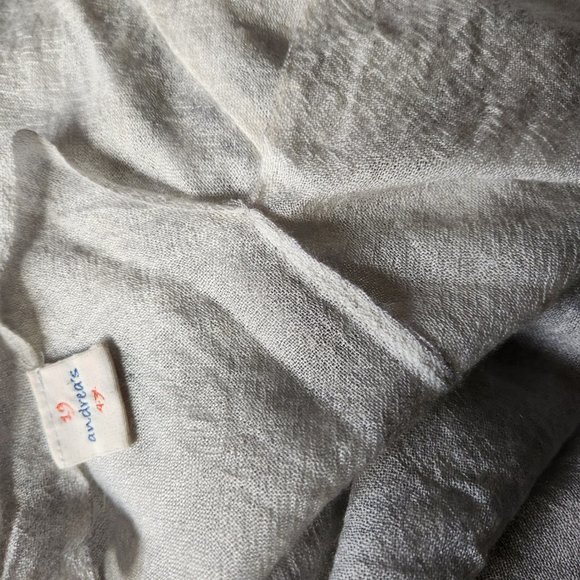 Andrea’s 1947 Scarf Cashmere Ruana Made In Italy - Picture 2 of 8